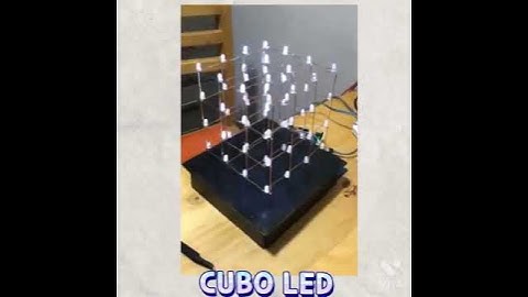 CUBO LED CON ARDUINO