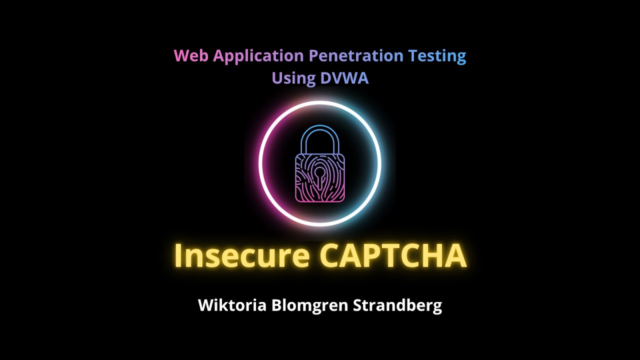 Insecure CAPTCHA in DVWA - YouTube