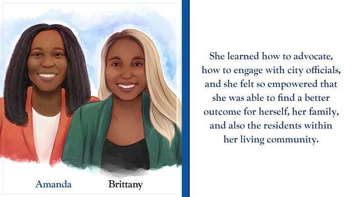 2021 Honoree Amanda Ebokosia talks with Brittany H...