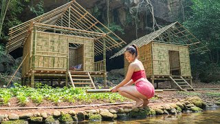 FULL VIDEO Timelapse: A Single Mother Spent 365 Days Building Her House from Bamboo and Earth