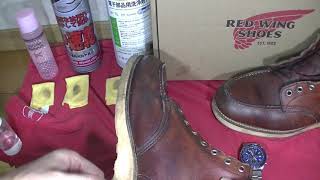 Redwingのホワイトソールの汚れ落としを比較してみる その壱 ドライクリーニング編 Youtube