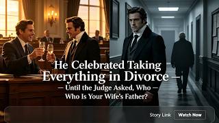 He Celebrated Taking Everything in Divorce — Until the Judge Asked, Who Is Your Wife's Father