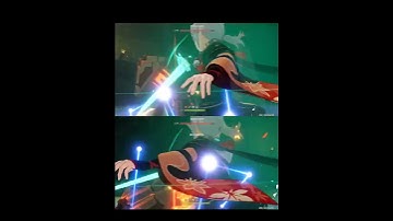 C0 Childe Highest Damage Comparison Stringless VS Aqua Simularca