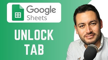 How To Unlock Tab in Google Sheets | remove protection from sheet | Google Sheets Tutorial