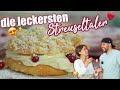 So fluffig! Streuseltaler mit Vanillepudding-Creme und Knusper-Streusel / Wie vom Bäcker