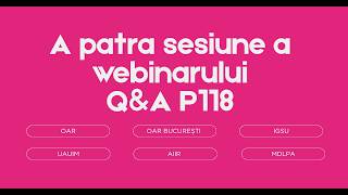 Webinar tehnic #4, Q&A Nomativul P118 - Securitatea la incendiu a construcțiilor