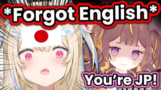 Fuwamoco Forgot How To Understand English in front of Anya 【Hololive】