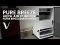 Pure Breeze HEPA Air Purifier: Putting in the Filters