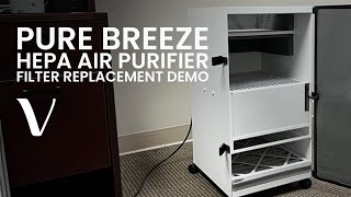 Pure Breeze HEPA Air Purifier: Putting in the Filters