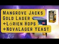 Mangrove jacks gold lager  lrien hops  novalager yeast