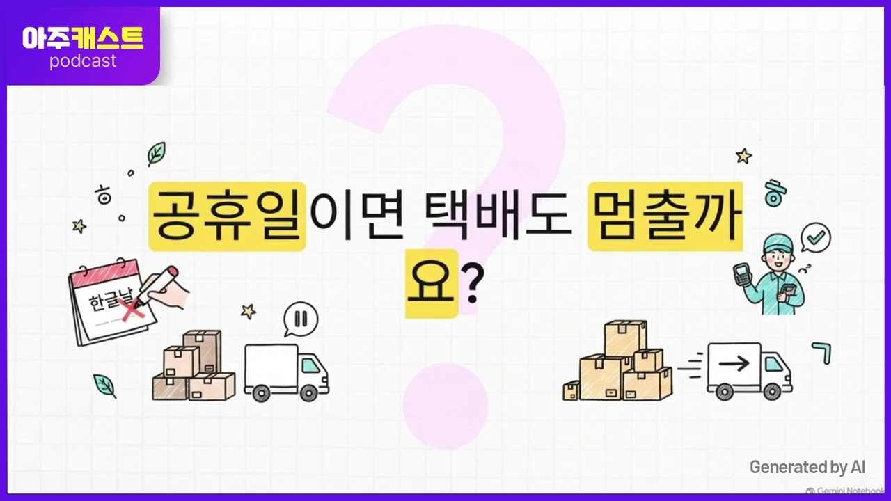한글날 택배도 쉴까?…은행·병원·주식시장 따져보니