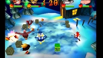 Crash Bash PS1 Snow Bash Trophy