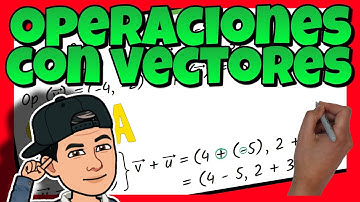 ✅ OPUESTO, SUMA, RESTA de vectores y MULTIPLICACIÓN por un escalar |  Operaciones con vectores