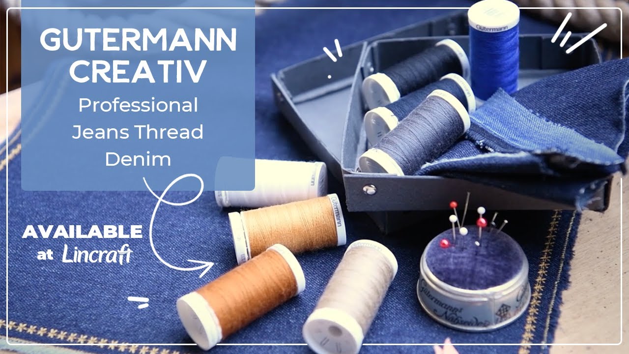 Sewing threads for denim and jeans