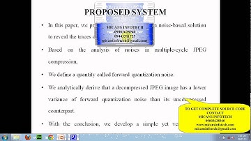 Revealing the Trace of High-Quality JPEG Compression Through Quantization Noise Analysis