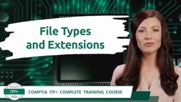 CompTIA ITF+ (FC0-U61) | File Types and Extensions | Exam Objective 3.2 | Course Training Video