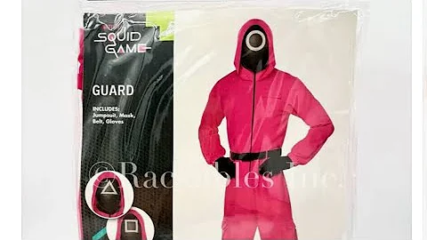 I got spirit Halloween squid game guard costume ￼