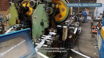KINGREAL ALUMINUM OPEN CELL CEILING PRODUCTION LINE, GRILL CEILING MAKING MACHINE