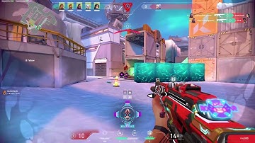 This is what 500 hours of AimLab and Kovaaks looks like in Valorant