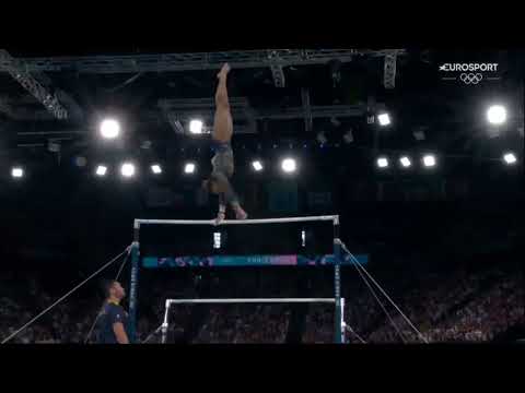 Rebeca Andrade Bars Team Final 2024 Olympics