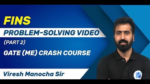 Fins Questions (Part 2) | GATE (ME) Solved Questions | Crash Course for GATE