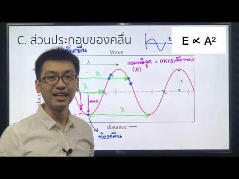 ติวฟิสิกส์เรื่อง "คลื่น" ตามหลักสูตรใหม่ อัดเทป 62 สำหรับสอบมิดเทอม มัธยม 5 (2/5)