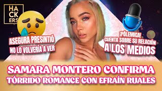 Samara Montero confirma tórrido romance con Efraín Ruales  | LHDF| Ecuavisa