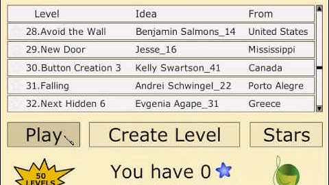 You Create The Next Level Walkthrough