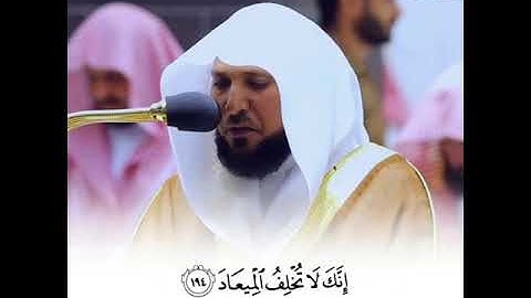 ربنا إننا سمعنا مناديا ينادي للإيمان _ حالات واتس اب بصوت الشيخ ماهر المعيقلي سورة ال عمران