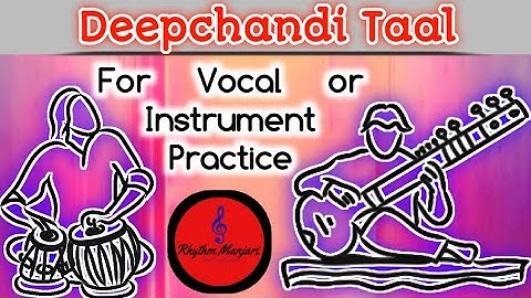 Deepchandi Taal Loop | Type 1 | For Vocal or Instrument Practice #tablaloop #rhythm_manjari