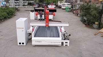 Look! Three beautiful FORSUN CNC Router Machines are ready for delivery