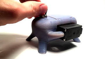 The Most Useless Machine Ever - 3D Printed