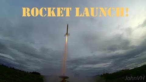 Estes Viking Research Rocket Launch