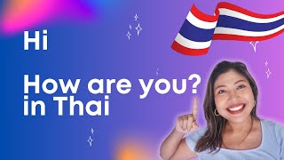 Learn Thai I Basic Thai for absolute beginners I Ep.1