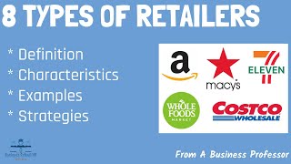 8 Most Common Types of Retailers | From A Business Professor