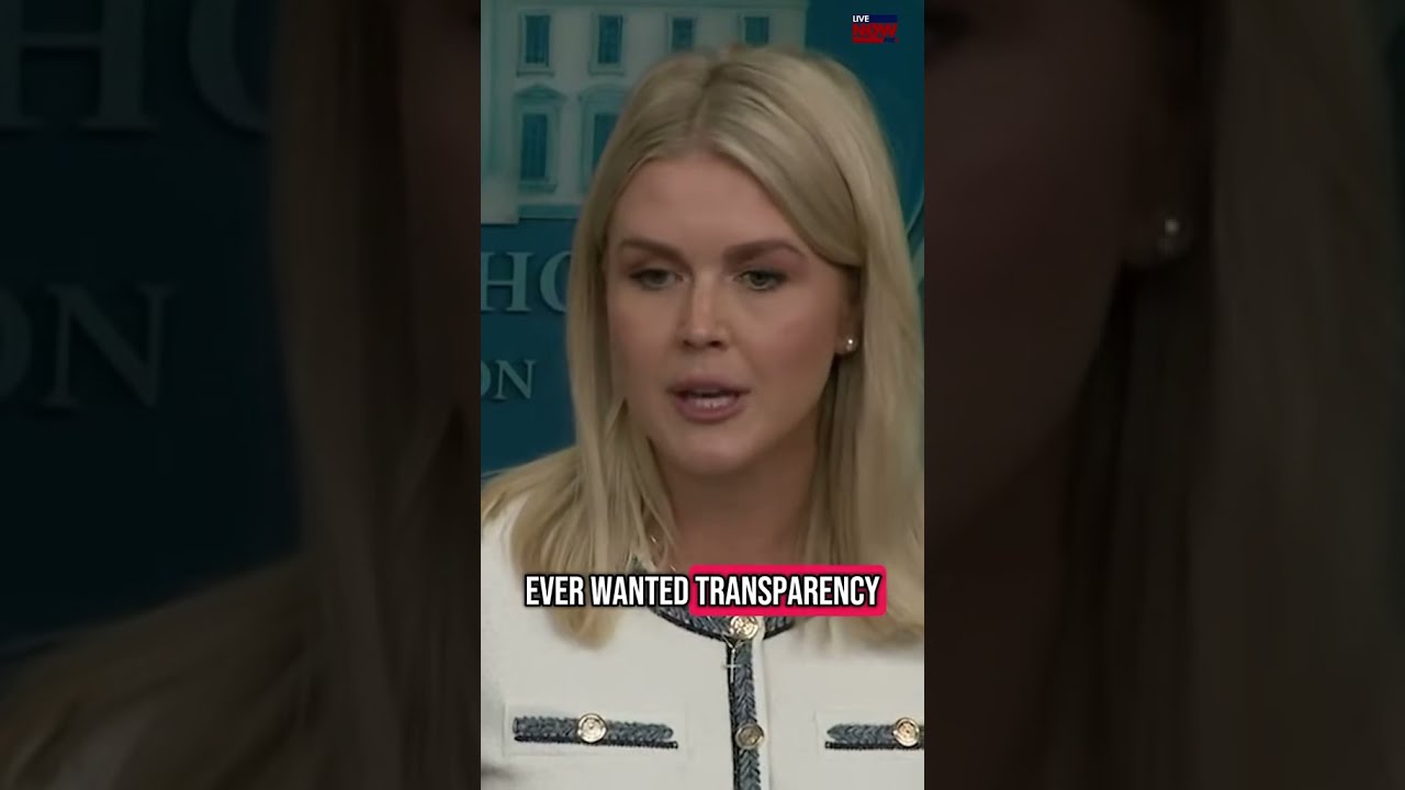 Karoline Leavitt Asked About Epstein Hoax According To Trump