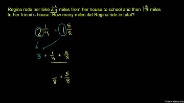Adding Mixed Numbers Word Problem