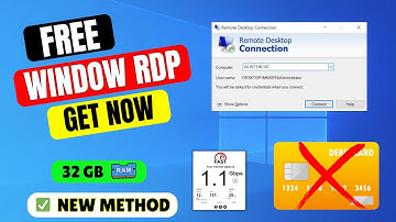 RDP Kaise Banaye Free | How To Create RDP in Windows 32 GB FREE RDP | How To Create Free RDP ✅