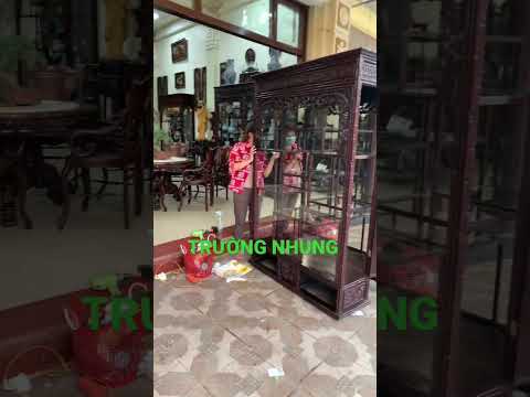 Video Tủ Bày Đồ Đẹp - Tủ Gỗ Gụ Trưng Phòng Khách - Sập Gụ Tủ... - youtube
