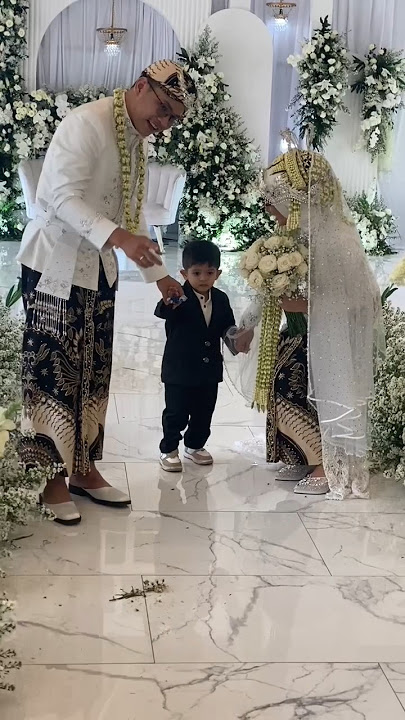 Moment Syaki di pernikahan Nadya dan Iqbal #wedding #nadyamustikarahayu