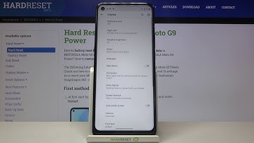 How to Change Screen Timeout in MOTOROLA Moto G9 Power: - Adjust Display Settings