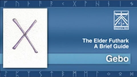The Elder Futhark :: Gebo (HD)