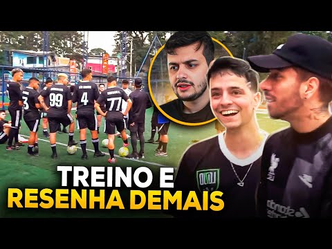 GABE no TREINO DA LOUDFUT7 e RESENHA CORINGA e PIUZINHO