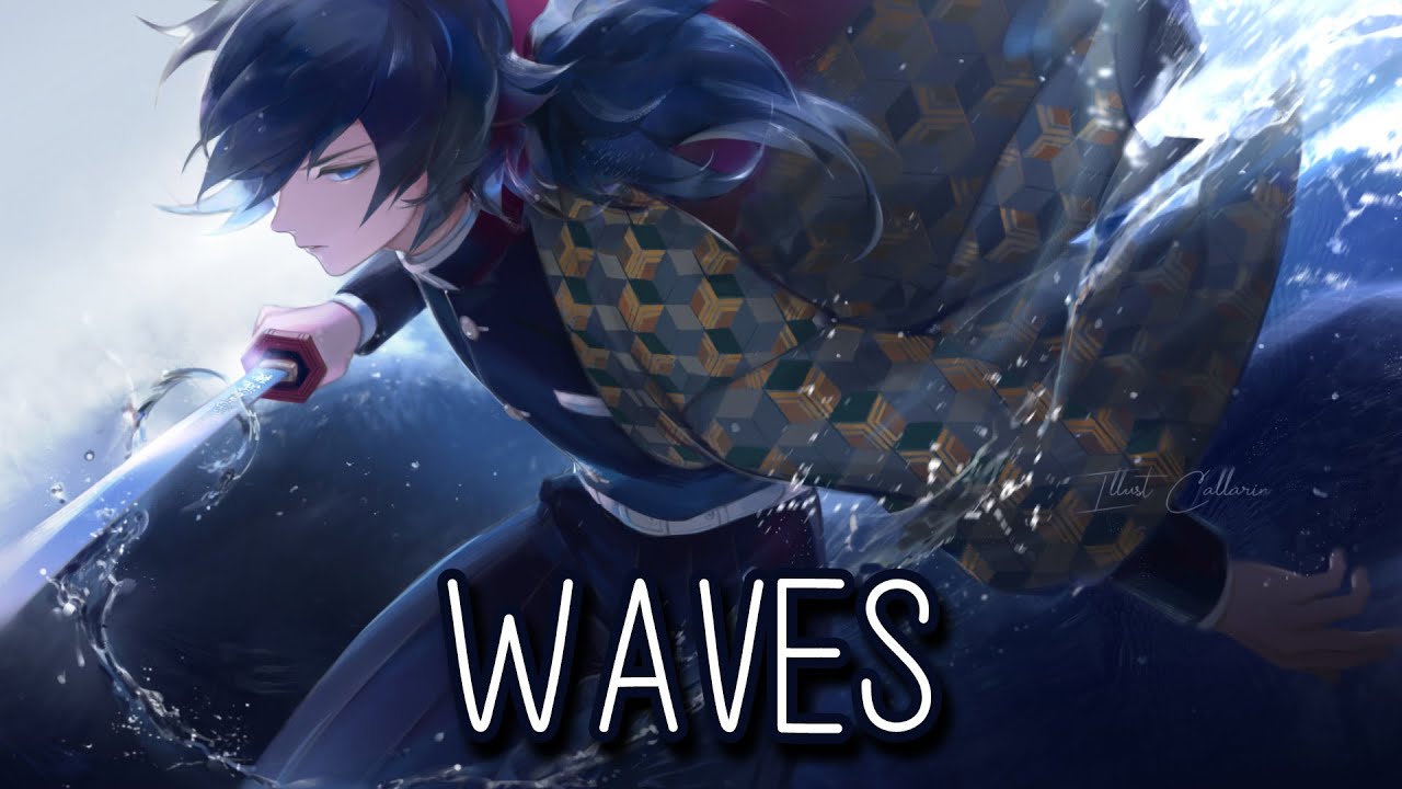 Nightcore - Waves (Lyrics) - (Dean Lewis)