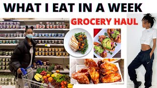 WHAT I EAT IN A WEEK | MODEL | GROCERY HAUL | FOOD SHOPPING