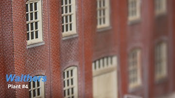 Model Railroad HO Scale Build - Walthers Plant #4 HO Scale Building Construction