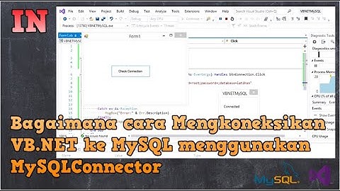 Koneksi VB.NET ke MySQL dengan menggunakan MySQLConnector