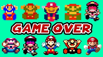 Best Super Mario Fan-Games Game Over Screens - 4K