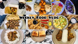 November Vlog//What I eat in a day to gain weight//Cooking for one person//Living alone diaries?