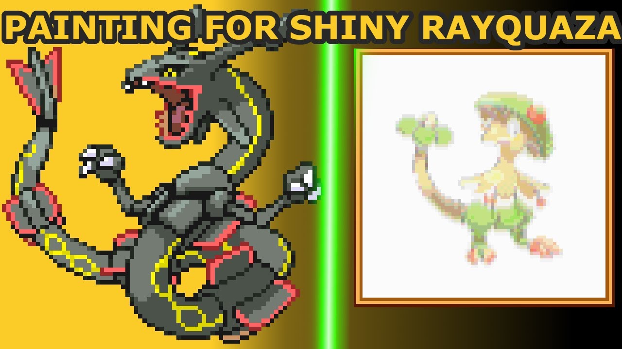 Less than 500 attempts Shiny Rayquaza blessed rng : r/pokemonrng